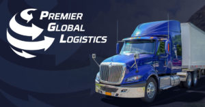 PGT logo and semi truck